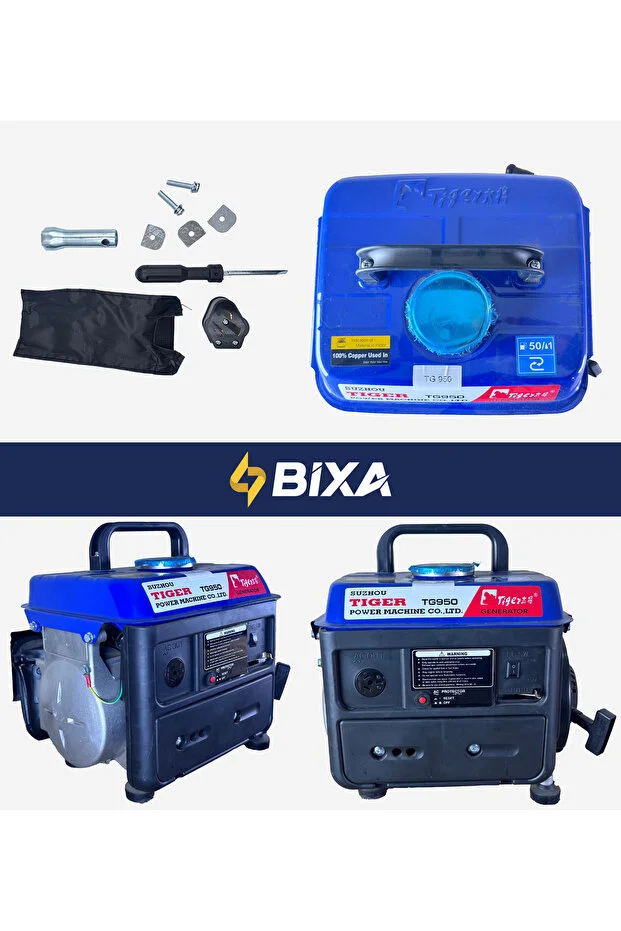 Home Tiger TG950 1 kVA Portatif Benzinli Jeneratör – Güçlü ve Ekonomik